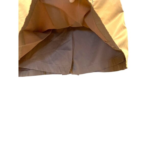 Khaki Pleated Skorts Beige Size S Vintage - Picture 9 of 13